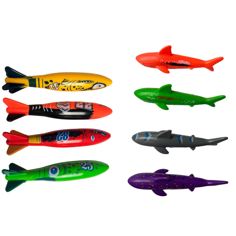 Határokon átnyúló nyári búvárjáték gyerekeknek úszómedence vízijáték sznorkelezés torpedó búvárbot drágakő kombinációs készlet