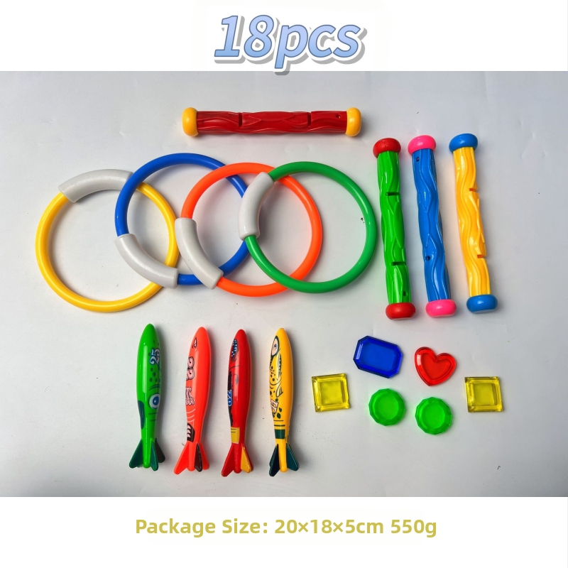 Határokon átnyúló nyári búvárjáték gyerekeknek úszómedence vízijáték sznorkelezés torpedó búvárbot drágakő kombinációs készlet