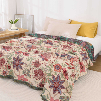 Υψηλής ποιότητας πάπλωμα με λεπτή πετσέτα από γάζα καθαρού βαμβακιού, διπλή φούντα, πλενόμενο στο πλυντήριο, καλοκαιρινό πάπλωμα με πετσέτα από γάζα βαμβακιού