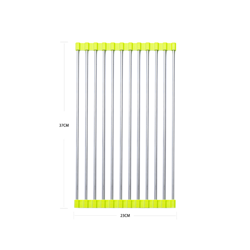 Roostevabast terasest äravoolurest, rull-katikukaussiriiul, kokkupandav kraanikauss, köögitarvikute hoiuriiul, köögiviljavee kontrollriiul