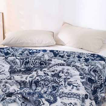 Puhast puuvillast mitmekihiline tutiservaga marlirätik Tekk Diivanirätik Puhast puuvillast vabaaja uinakukate Tekk Suvine üheinimesevooditekk Kaheinimesevooditekk