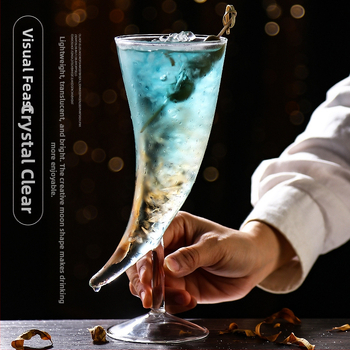 Ποτήρι κρασιού Moon Creative Glass Ποτήρι κρασιού Μοριακό καπνιστό ποτήρι κρασιού Εξατομικευμένο ποτήρι Internet Celebrant Ποτήρι κοκτέιλ Κύπελλο
