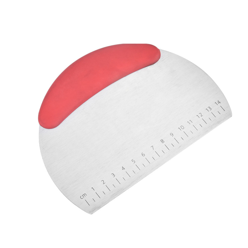 Rozsdamentes acél skálával lisztkaparó lisztvágó kés tejszínkaparó palacsintasütő eszköz Kaparó