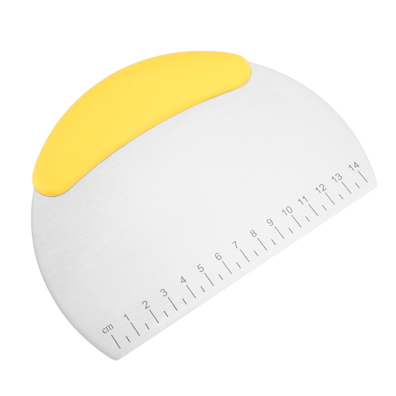 Rozsdamentes acél skálával lisztkaparó lisztvágó kés tejszínkaparó palacsintasütő eszköz Kaparó