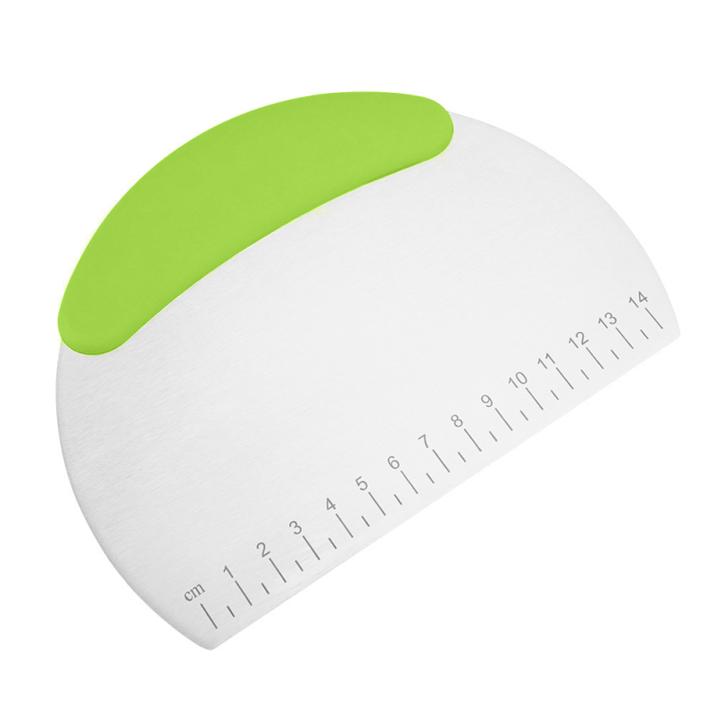 Rozsdamentes acél skálával lisztkaparó lisztvágó kés tejszínkaparó palacsintasütő eszköz Kaparó