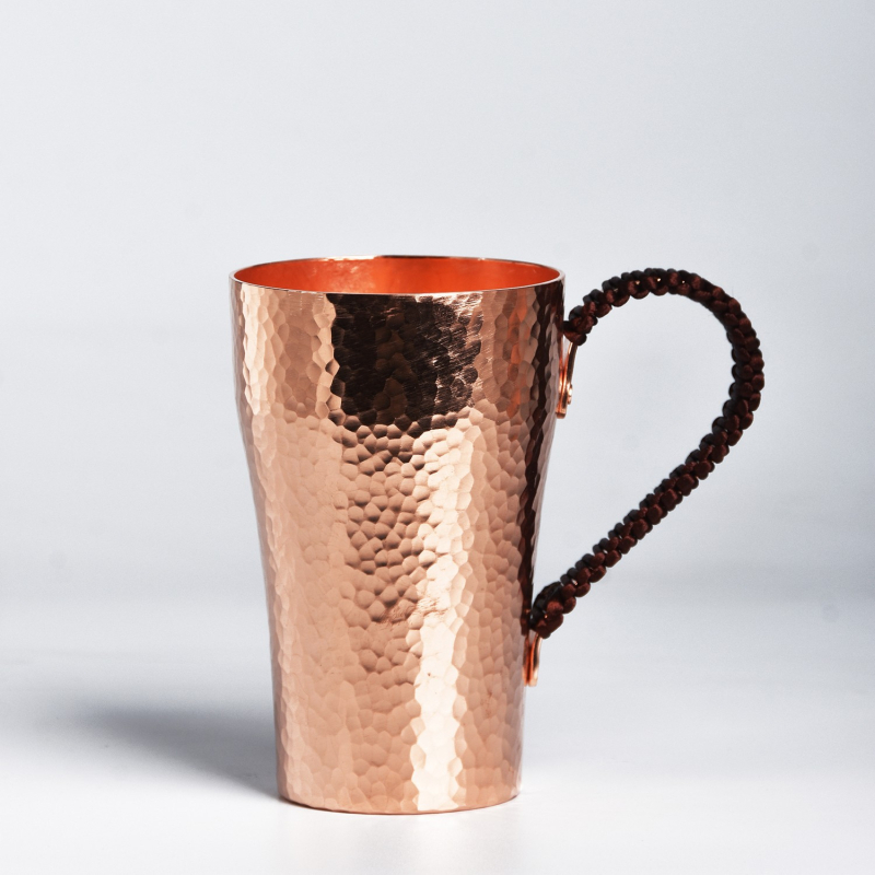 Tehase otsetarne puhtast vasest paksendatud tass õlletops külma joogi tass isiksuse vasktops kohvitops pulbertass