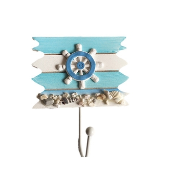 Gamyklinis reklaminis Viduržemio jūros regiono stiliaus kabliukas, vandenyno stiliaus namų aksesuarai, palto kabliukas, kūrybingas mažas kabliukas, geležinis kabliukas