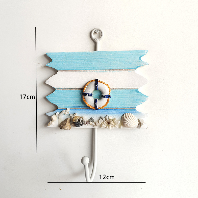 Gamyklinis reklaminis Viduržemio jūros regiono stiliaus kabliukas, vandenyno stiliaus namų aksesuarai, palto kabliukas, kūrybingas mažas kabliukas, geležinis kabliukas