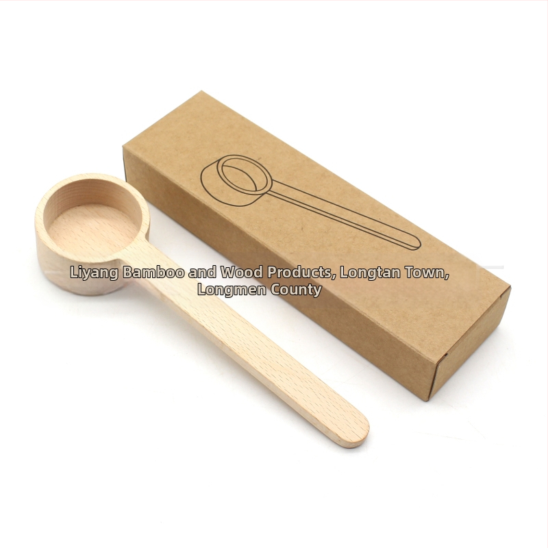 Medinis juodojo riešuto matavimo šaukštas, medžio masyvo trumpa rankena, kavos šaukštelis iš buko, kiekybinis vaisių miltelių šaukštelis, prieskonių šaukštelis, didmeninė prekyba