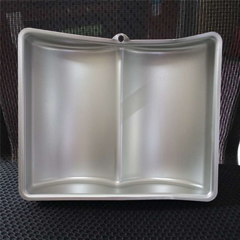 Πηγή Κατασκευαστής Ανοδιωμένο ταψί ψησίματος από αλουμίνιο με πάχος 100%, εργαλείο ψησίματος για τούρτα γενεθλίων σε σχήμα βιβλίου