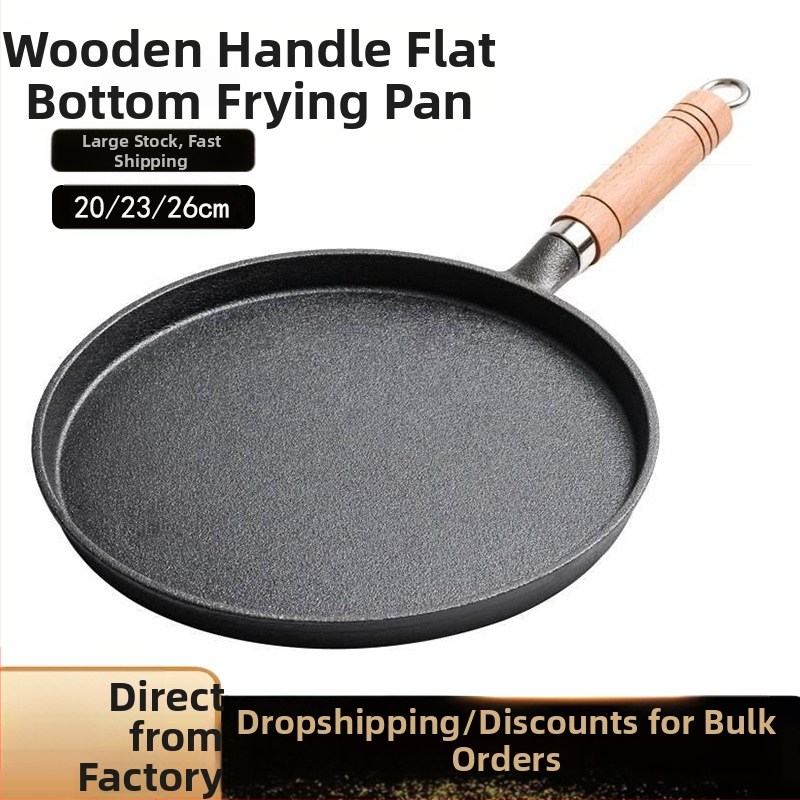 öntöttvas serpenyő öntöttvas serpenyő bevonat nélküli tapadásmentes palacsinta palacsinta serpenyő palacsintasütő pizzasütő tepsi gyár