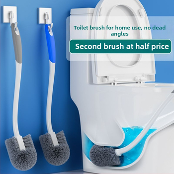 Πακέτο 2 [Νέο 0,01 έξοδα αποστολής] Βούρτσα τουαλέτας οικιακής χρήσης Βούρτσα τουαλέτας χωρίς νεκρή γωνία Νέα βούρτσα πλύσης με μακριά λαβή