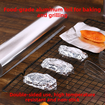Tinfooliumahi majapidamistoidu tinfoolium alumiiniumfoolium grillküpsetuspann kaubanduslik õhufritüür küpsetamine Wang Xiaoxiang