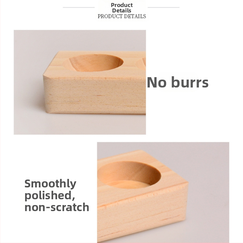 6-дупкова стойка за бутилки с етерично масло, еднослойна стойка за показване от бор, стойка за съхранение на етерично масло Doterra