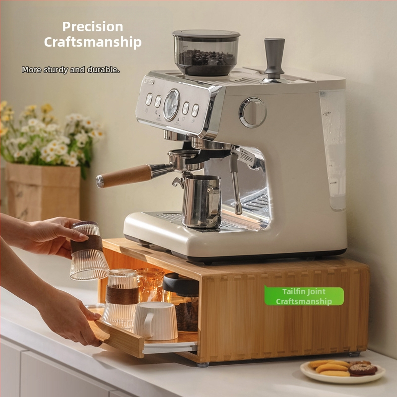 Стойка за капсулно кафе, воден бар, маса в стил Ins, кутия за съхранение на пакетчета чай, стойка за чекмеджета на кафе машина