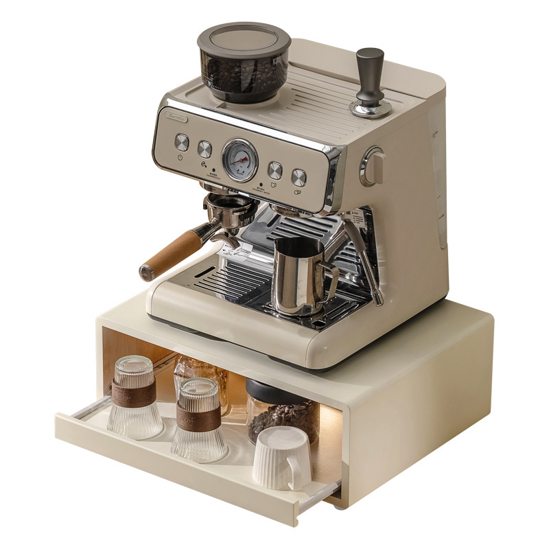 Kapszulás kávékiállító állvány, vízbár, stílusú asztal, teafilter tároló doboz, kávéfőző alapfiókos állvány