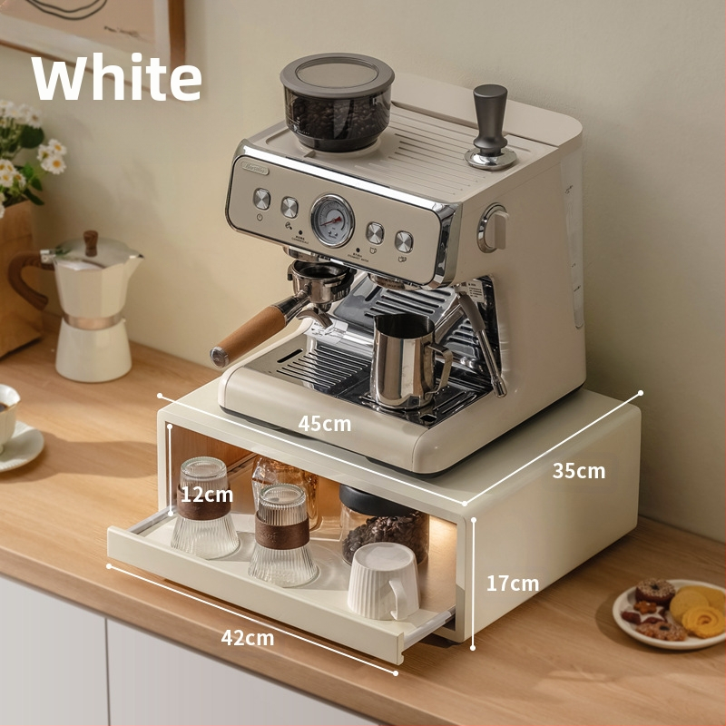 Kapszulás kávékiállító állvány, vízbár, stílusú asztal, teafilter tároló doboz, kávéfőző alapfiókos állvány