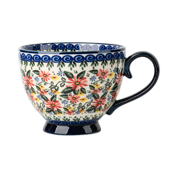 Poola kruus keraamiline tass kaanega vintage hommikusöögitass peen kontoriveetass majapidamiskohvitass hulgimüük