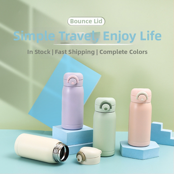 Magas megjelenésű mini fedél zsebes nadrágpohár 304 rozsdamentes acél termoszpohár egyszerű termoszpohár aranyos gyerek vizespohár nagykereskedelem