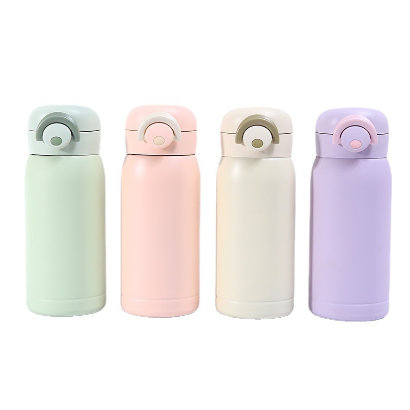 Magas megjelenésű mini fedél zsebes nadrágpohár 304 rozsdamentes acél termoszpohár egyszerű termoszpohár aranyos gyerek vizespohár nagykereskedelem