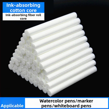 Gamyklinės gamybos didmeninės prekybos pluošto ritininis rašiklis medvilnės šerdis akvarelinis rašiklis baltai lentai žymeklis rašalo sugeriamasis medvilnės šerdis