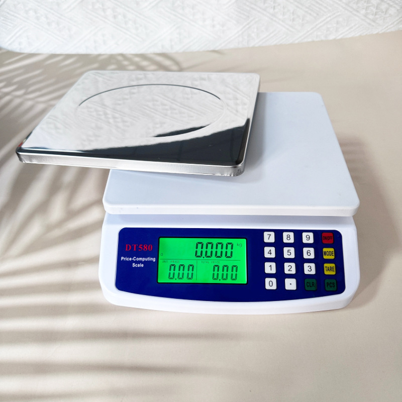 DT580 köögikaal, ülitäpne elektrooniline kaal terasplaadiga, mini hinnakujunduskaal, majapidamiskaal, küpsetuskaal, toidukaal