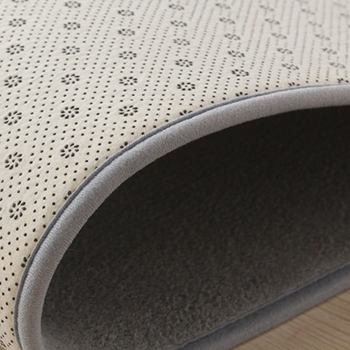 Tarpvalstybinis specialus vientisos spalvos koralų vilnos grindų kilimėlis, reljefinis, paminkštintas kempinės grindų kilimėlis vonios kambariui, neslystantis pėdų kilimėlis, skirtas tiesiais plaukais