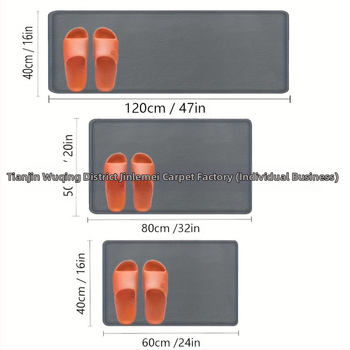 Tarpvalstybinis specialus vientisos spalvos koralų vilnos grindų kilimėlis, reljefinis, paminkštintas kempinės grindų kilimėlis vonios kambariui, neslystantis pėdų kilimėlis, skirtas tiesiais plaukais