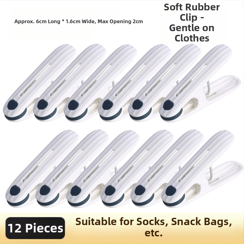 Õmblusteta klambriga kuivatusriidepuu plastist majapidamises kasutatav tuulekindel fikseeritud riidepuu, sokid, aluspesu, voodipesu, riidepuu