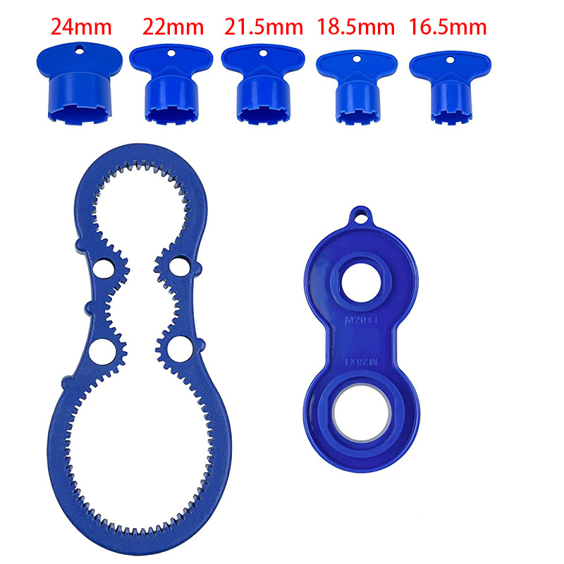 Amz csaptelep perlátor eltávolító eszköz fürdőszobai hardver kiegészítők perlátorkulcs készlet munkaerő-takarékos szétszerelés