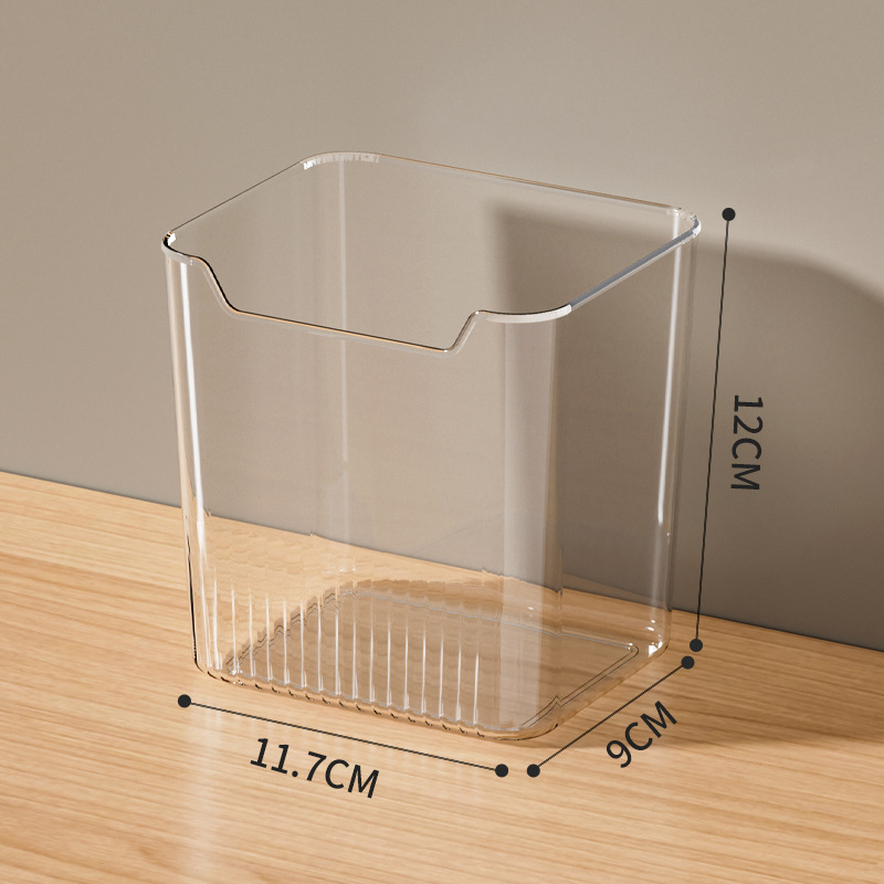 Kerge luksuslik läbipaistev külmiku küljeukse säilituskast köögiviljade ja puuviljade toiduainete klassifitseerimise hoiukast suure mahutavusega külmiku hoiukast