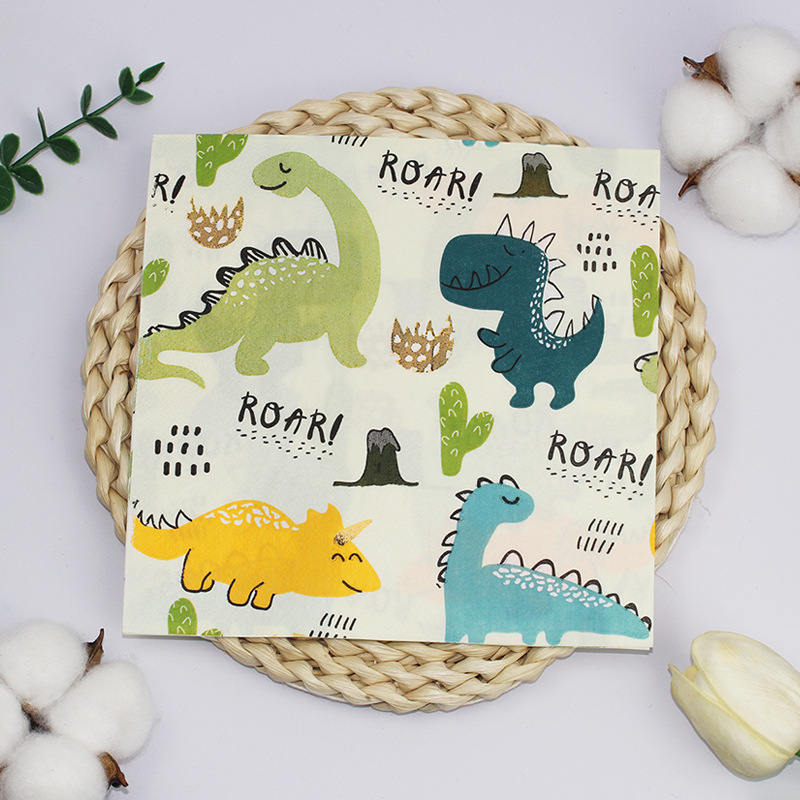 Салфетка със звезда, цветна печатна квадратна салфетка, хартия за парти, парти, висок клас ресторант, специална салфетка за еднократна употреба, може да се персонализира