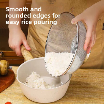 Καλάθι αποστράγγισης από ανοξείδωτο ατσάλι 304, κρεμαστό κόσκινο πλύσης ρυζιού με πάχος, πολυλειτουργικό καλάθι πλύσης λαχανικών κουζίνας, πλύσιμο ρυζιού και καλάθι φιλτραρίσματος νερού χονδρικής