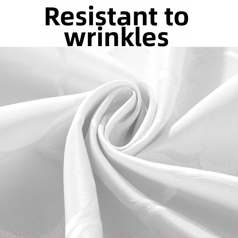 Полиестерна жакардова покривка за маса, марокански къдрици, висококачествен сатен, против бръчки, вътрешна декоративна квадратна правоъгълна кръгла покривка за маса