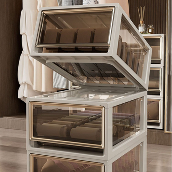 Apatinių drabužių laikymo dėžutė Buitinė stalčių tipo drabužių spinta Liemenėlė Apatiniai kojinės Apdailos dėžutė Trys viename padalinta apdailos dėžutė