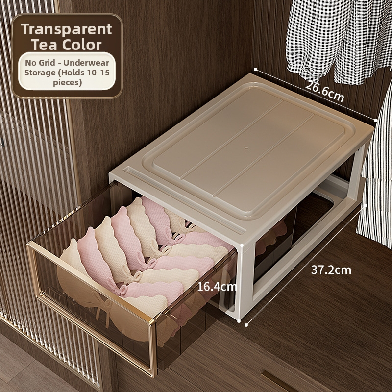 Apatinių drabužių laikymo dėžutė Buitinė stalčių tipo drabužių spinta Liemenėlė Apatiniai kojinės Apdailos dėžutė Trys viename padalinta apdailos dėžutė