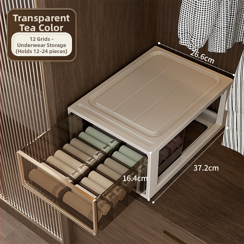 Apatinių drabužių laikymo dėžutė Buitinė stalčių tipo drabužių spinta Liemenėlė Apatiniai kojinės Apdailos dėžutė Trys viename padalinta apdailos dėžutė
