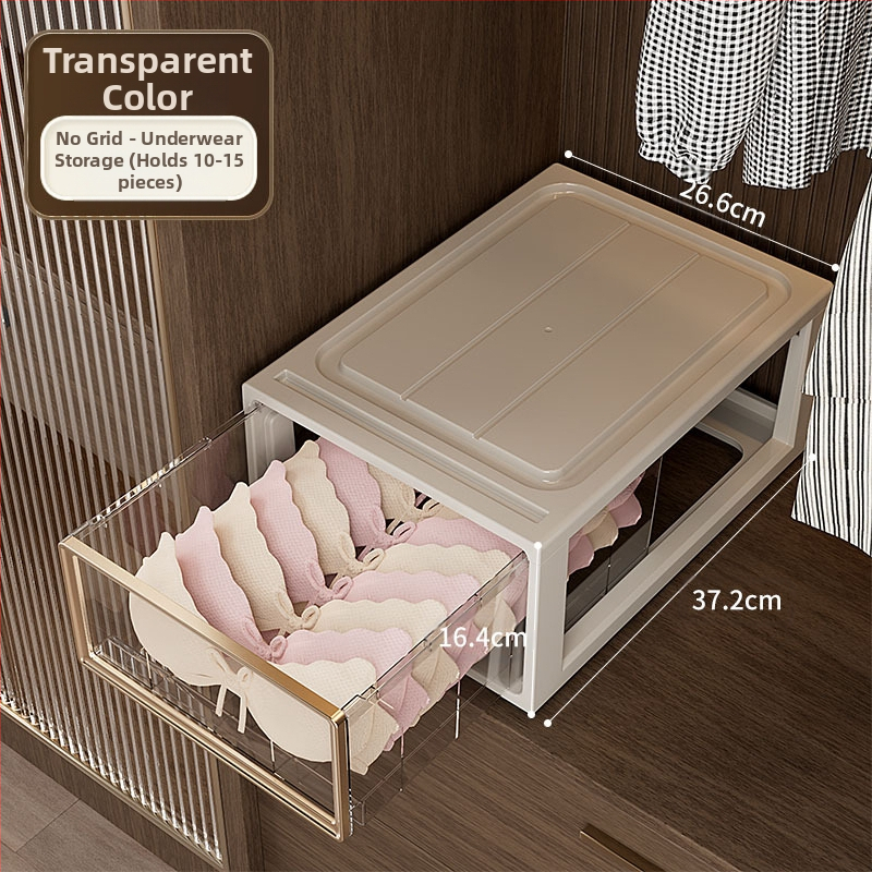 Apatinių drabužių laikymo dėžutė Buitinė stalčių tipo drabužių spinta Liemenėlė Apatiniai kojinės Apdailos dėžutė Trys viename padalinta apdailos dėžutė