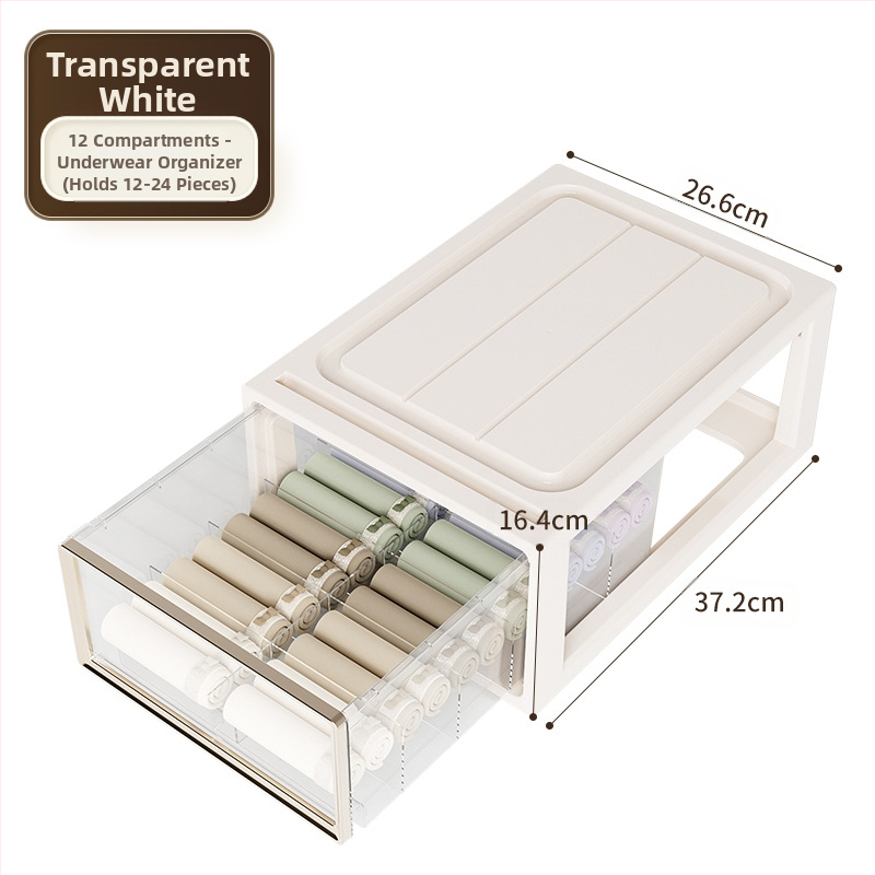Apatinių drabužių laikymo dėžutė Buitinė stalčių tipo drabužių spinta Liemenėlė Apatiniai kojinės Apdailos dėžutė Trys viename padalinta apdailos dėžutė