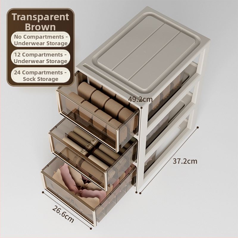 Apatinių drabužių laikymo dėžutė Buitinė stalčių tipo drabužių spinta Liemenėlė Apatiniai kojinės Apdailos dėžutė Trys viename padalinta apdailos dėžutė