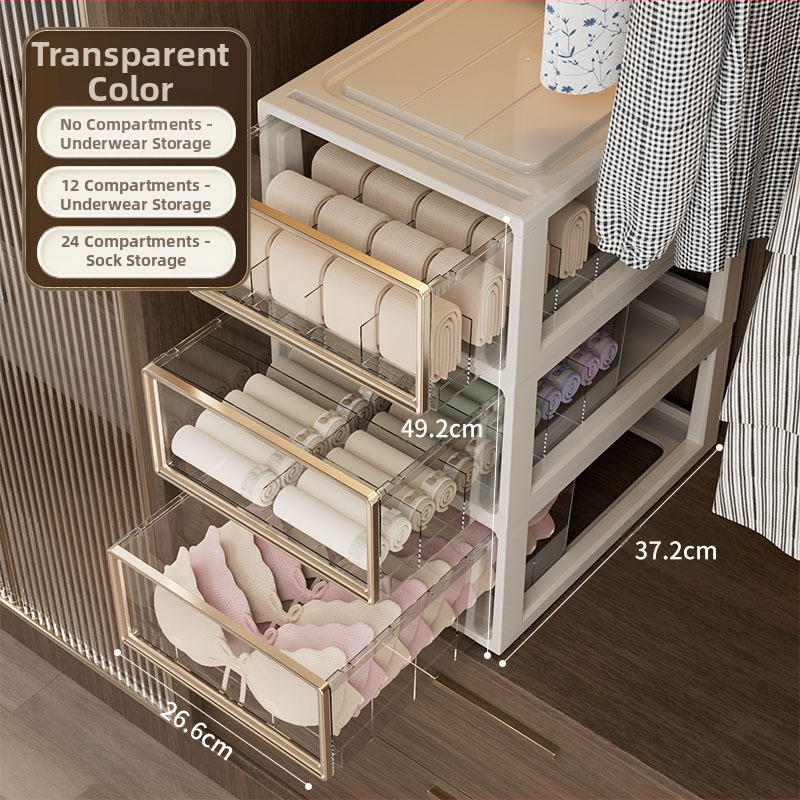 Apatinių drabužių laikymo dėžutė Buitinė stalčių tipo drabužių spinta Liemenėlė Apatiniai kojinės Apdailos dėžutė Trys viename padalinta apdailos dėžutė