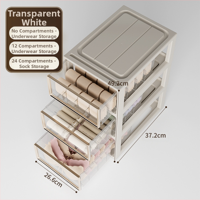 Apatinių drabužių laikymo dėžutė Buitinė stalčių tipo drabužių spinta Liemenėlė Apatiniai kojinės Apdailos dėžutė Trys viename padalinta apdailos dėžutė
