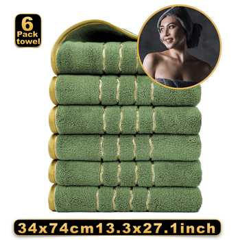 Uus rafineeritud korallfliisist rätik kuuepakendis majapidamiskuivadele juustele mõeldud rätik, imav ja pehmem kui puhas puuvill, piiriülene hulgimüük