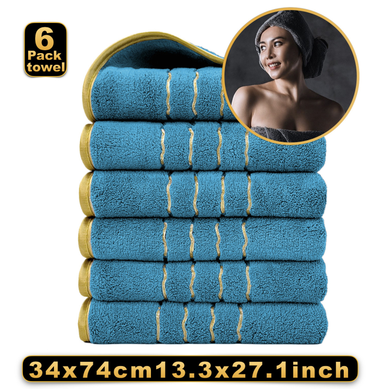 Uus rafineeritud korallfliisist rätik kuuepakendis majapidamiskuivadele juustele mõeldud rätik, imav ja pehmem kui puhas puuvill, piiriülene hulgimüük