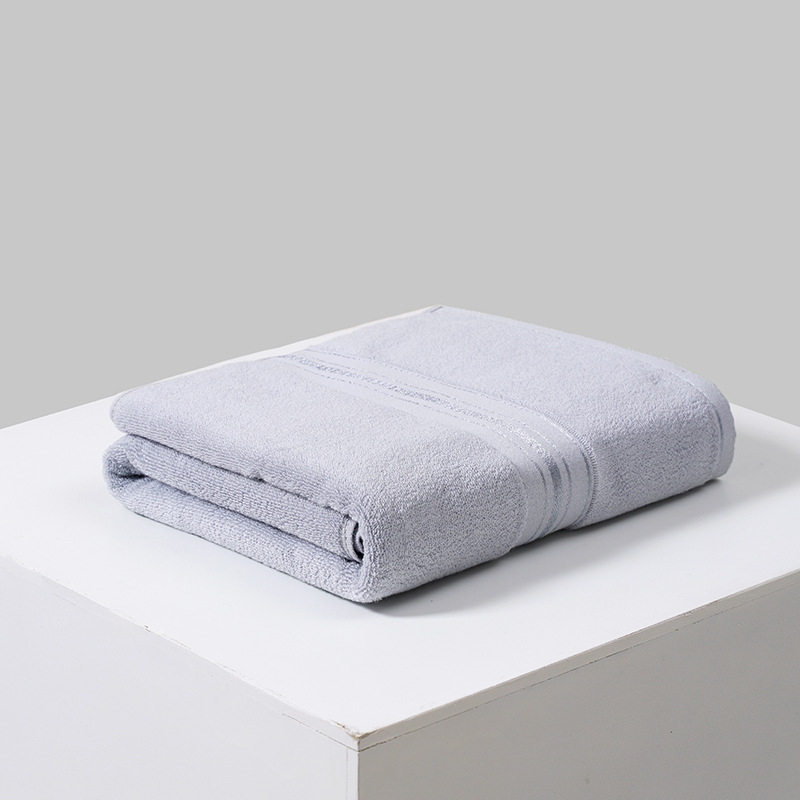 Šukuotos medvilnės rankšluostis vonios kambariui 70 * 150 cm 500 g ryškaus šilko kalimas minkštas sugeriamumas skersinis karštai siuvinėtas logotipas