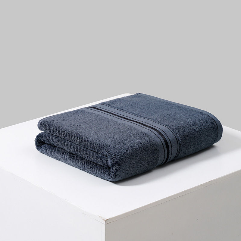 Šukuotos medvilnės rankšluostis vonios kambariui 70 * 150 cm 500 g ryškaus šilko kalimas minkštas sugeriamumas skersinis karštai siuvinėtas logotipas