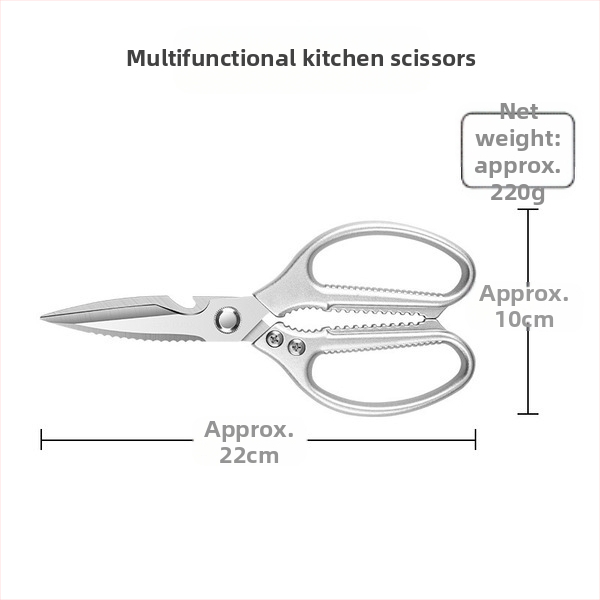 Gamyklinės tiesioginės virtuvės žirklės, buitinės, tvirtos vištienos kaulų žirklės, daugiafunkcinės žirklės, specialios plieno kaulų žirklės, virtuvės žirklės