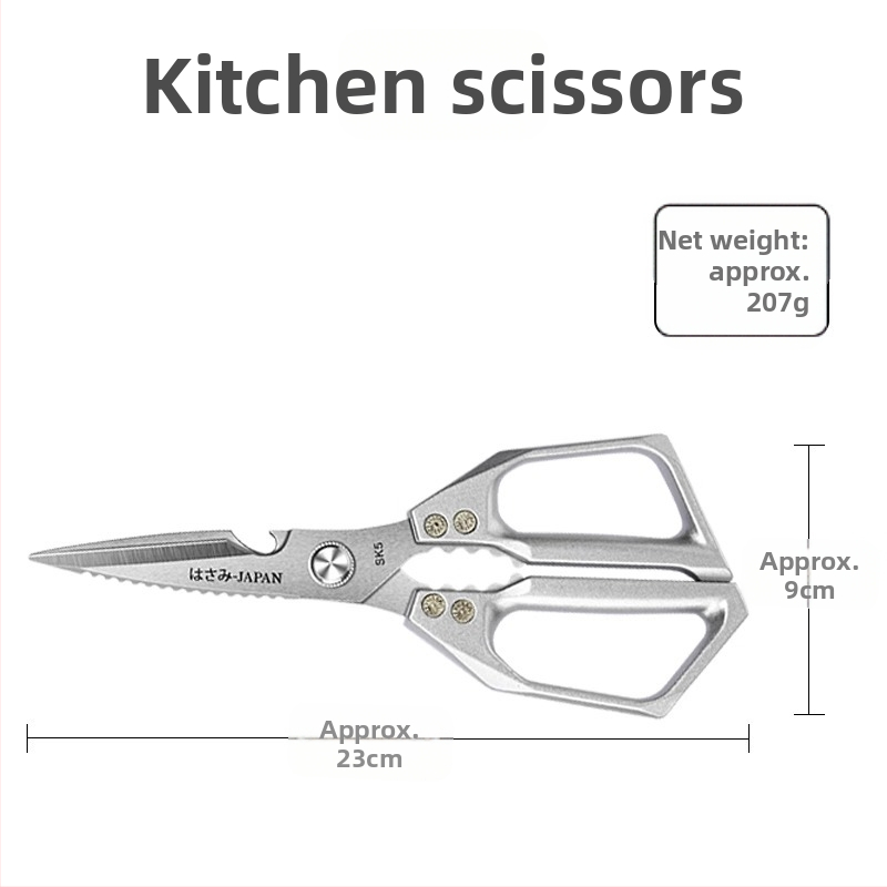 Gamyklinės tiesioginės virtuvės žirklės, buitinės, tvirtos vištienos kaulų žirklės, daugiafunkcinės žirklės, specialios plieno kaulų žirklės, virtuvės žirklės