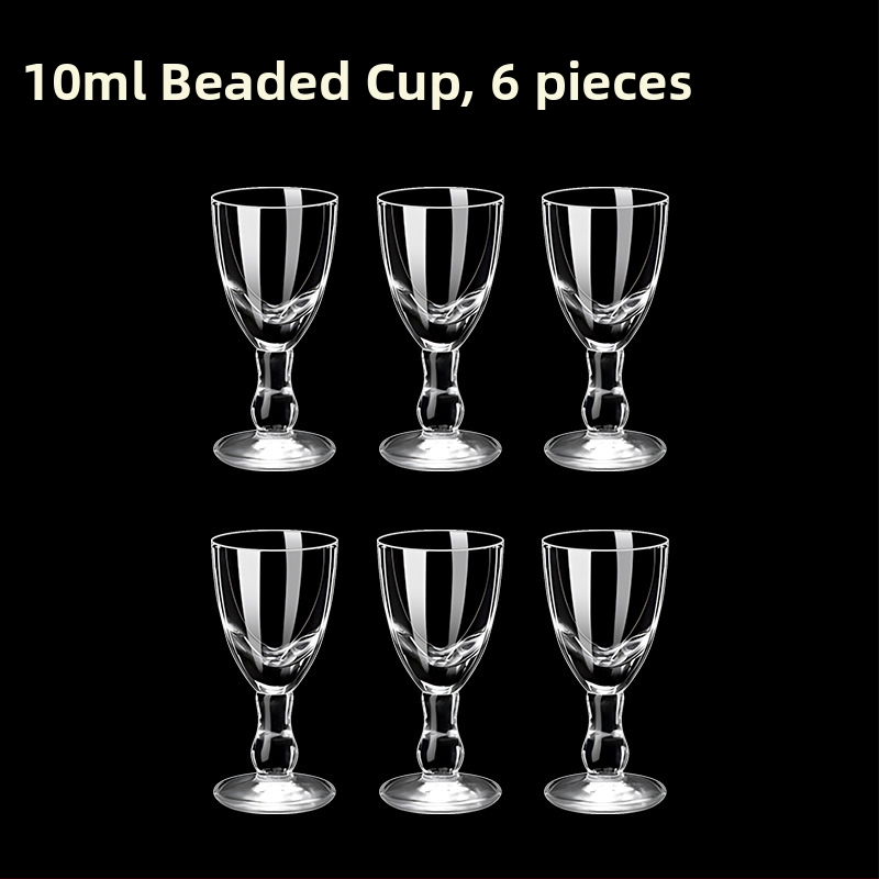 Alkoholinių gėrimų taurė, taurė, maža vyno taurė, spiritinis stiklas, aštuonkampis stiklas, kulkos formos taurė, vienos taurės didmeninė stiklinė taurė