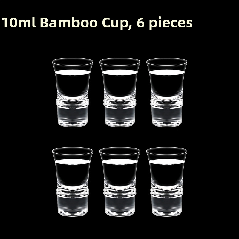 Alkoholinių gėrimų taurė, taurė, maža vyno taurė, spiritinis stiklas, aštuonkampis stiklas, kulkos formos taurė, vienos taurės didmeninė stiklinė taurė